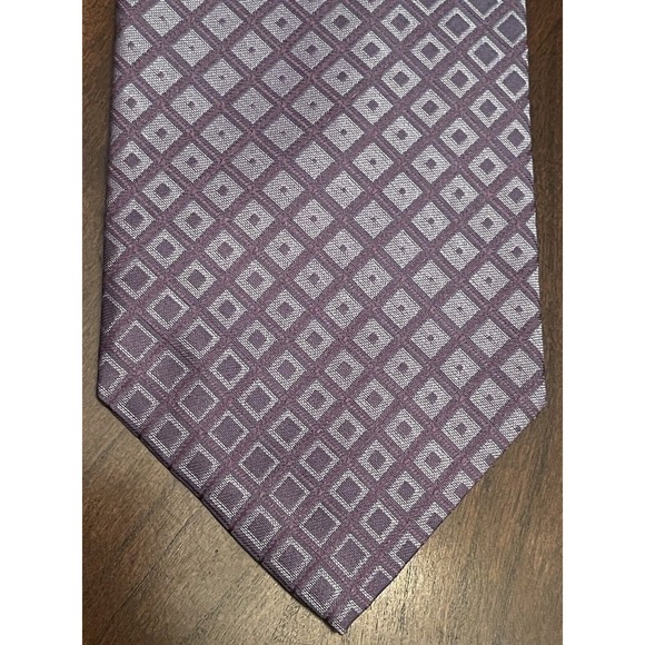 Kenneth Cole Other - Kenneth Cole New York Purple 100% Silk Men’s Neck Tie Made In USA